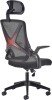 TC Eaton Mesh Back Chair with Folding Arms