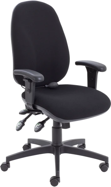 TC Concept Maxi Ergo Chair with Adjustable Arms - Black