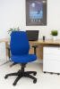 TC Endurance Operator Chair with Adjustable Arms - Royal Blue