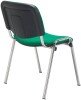 TC Club Chrome Frame Fabric Chair - Green