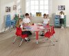 Metalliform Start Right Height Adjustable Rectangular Table - 1200 x 600mm