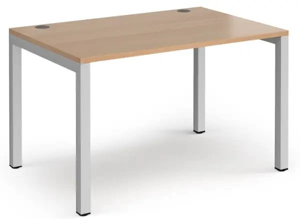 Dams Connex Single Desk 1200 x 800mm - Beech