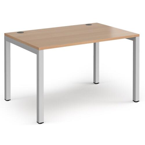 Dams Connex Single Desk 1200 x 800mm - Beech