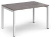 Dams Connex Single Desk 1200 x 800mm - Grey Oak