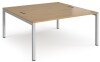 Dams Connex Back To Back Bench Desk 1600 x 1600mm