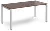 Dams Connex Single Desk 1600 x 800mm - Walnut