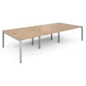 Dams Connex Triple Back To Back Bench Desk 4800 x 1600mm