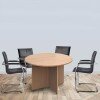 Dams 1200mm Round Meeting Table & 4 Chairs