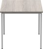 Gala Rectangular Multi-use Table - 1200mm x 800mm - Alaskan Grey Oak