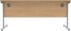 Gala Rectangular Desk with Single Cantilever Frame - 1600mm x 800mm - Norwegian Beech