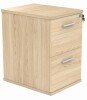 Gala Filing Cabinet - 2 Drawers - Canadian Oak