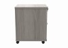 Gala Mobile Under Desk Pedestal - 2 Drawers - Alaskan Grey Oak