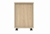 Gala Mobile Under Desk Pedestal - 2 Drawers - Canadian Oak