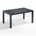 Tabilo Canterbury 900 x 900mm Table - Anthracite - 45mm Parasol Hole - 750mm High