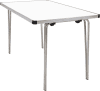 Gopak Contour 25 Plus Folding Table - (W) 1220 x (D) 760mm - White