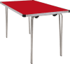 Gopak Contour 25 Folding Table - (W) 1220 x (D) 685mm - Poppy Red