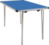 Gopak Contour 25 Folding Table - (W) 1220 x (D) 610mm - Azure