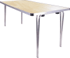 Gopak Contour 25 Plus Folding Table - (W) 1520 x (D) 760mm - Maple