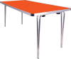Gopak Contour 25 Plus Folding Table - (W) 1520 x (D) 760mm - Orange