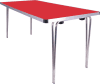 Gopak Contour 25 Plus Folding Table - (W) 1520 x (D) 685mm - Poppy Red