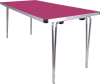 Gopak Contour 25 Plus Folding Table - (W) 1520 x (D) 610mm - Fuchsia