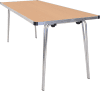 Gopak Contour 25 Folding Table - (W) 1830 x (D) 760mm - Oak