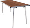 Gopak Contour 25 Plus Folding Table - (W) 1830 x (D) 610mm - Teak
