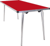 Gopak Contour 25 Plus Folding Table - (W) 1830 x (D) 760mm - Poppy Red