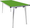 Gopak Contour 25 Folding Table - (W) 1830 x (D) 760mm - Pea Green