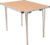 Gopak Contour 25 Folding Table - (W) 915 x (D) 685mm - Beech