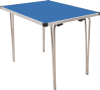 Gopak Contour 25 Plus Folding Table - (W) 915 x (D) 760mm - Azure
