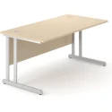 Narbutas Optima C Rectangular Desk with Twin Cantilever Legs - 1400mm x 800mm