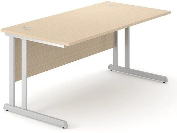 Narbutas Optima C Rectangular Desk with Twin Cantilever Legs - 1400mm x 800mm