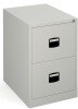 Bisley Contract 2 Drawer Steel Filing Cabinet 711mm - Grey