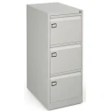 Bisley Executive 3 Drawer Steel Filing Cabinet