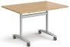 Dams Deluxe Rectangular Fliptop Meeting Table - 1200 x 800mm