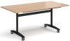 Dams Deluxe Rectangular Fliptop Meeting Table - 1600 x 800mm