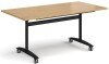 Dams Deluxe Rectangular Fliptop Meeting Table - 1600 x 800mm