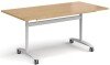 Dams Deluxe Rectangular Fliptop Meeting Table - 1600 x 800mm