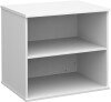 Dams Desk High Bookcase - 800 x 600mm - White