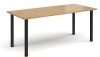 Dams Rectangular Table with Radial Leg 1800 x 800mm - Oak