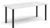 Dams Rectangular Table with Radial Leg 1800 x 800mm - White