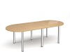 Dams Radial End Meeting Table 2400 x 1000mm