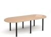 Dams Radial End Meeting Table 2400 x 1000mm