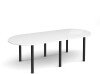 Dams Radial End Meeting Table 2400 x 1000mm