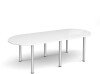 Dams Radial End Meeting Table 2400 x 1000mm