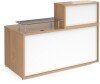 Gentoo Medium Straight Complete Reception Unit - Beech/White