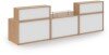 Gentoo Large Straight Complete Reception Unit - Beech/White