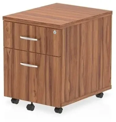 Dynamic Impulse Pedestal - 2 Drawer - Walnut