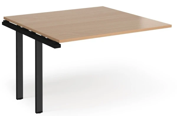 Dams Adapt Boardroom Table Add On Unit 1200 x 1200mm - Beech